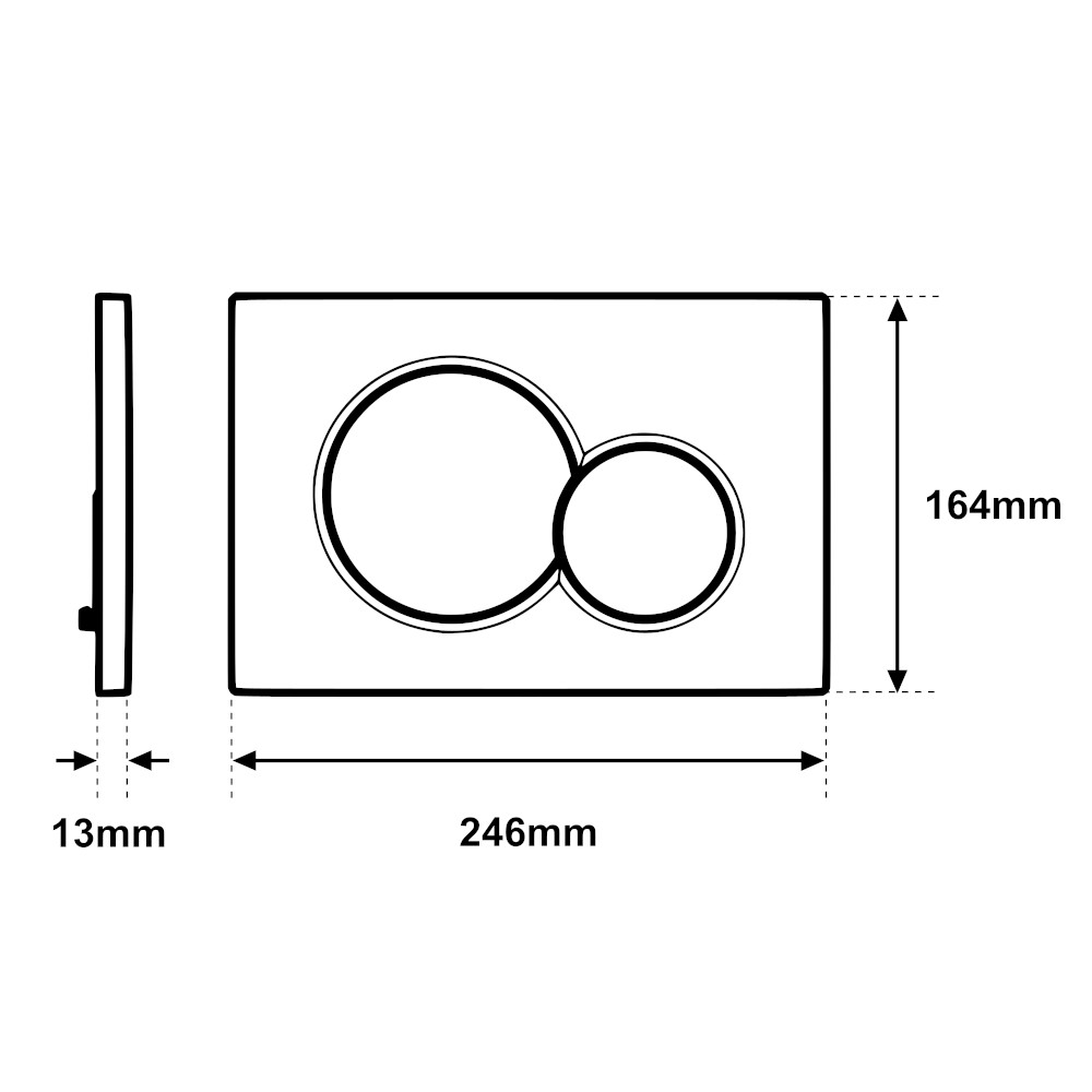 Geberit - Cassetta ad Incasso e Placca Sigma 20 Satinata 115.882.kn.1 Geberit - Cassetta ad Incasso e Placca Sigma 20 Satinata 115.882.kn.1
