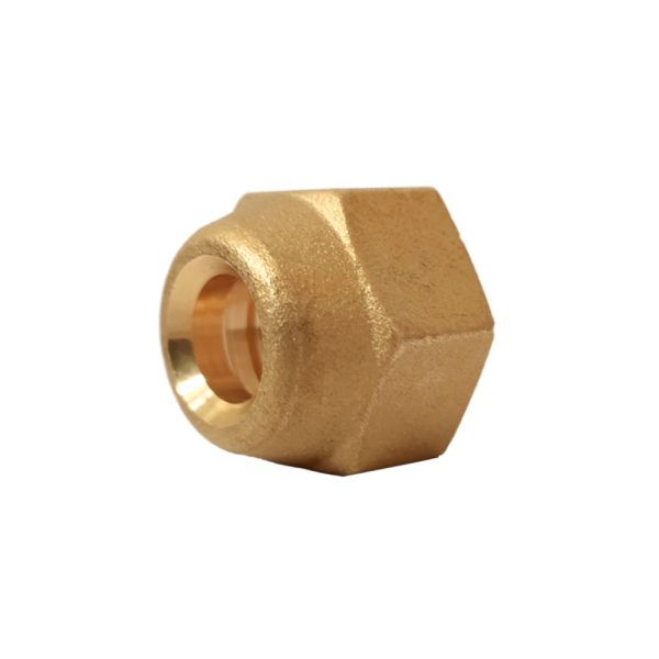 Bocchettone ottone per tubo refrigerante F Ø34mm - 19,08mm