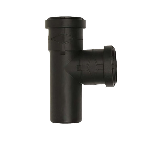 Braga 87° MFF ultra silent polipropilene nero Ø 110mm