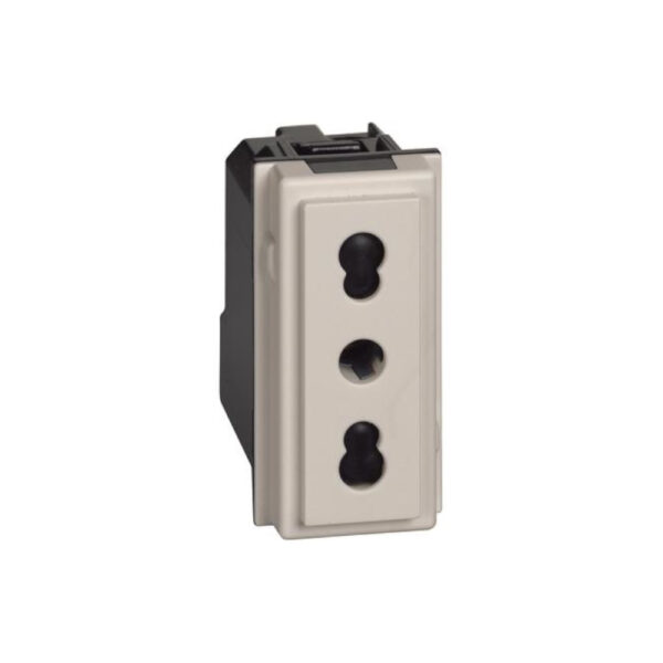 Bticino Living Now presa bivalente sabbia KM4180