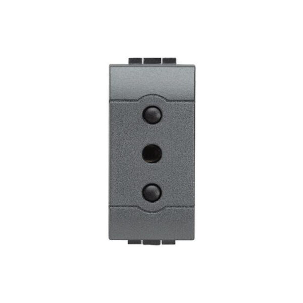 Bticino Livinglight presa 10A antracite L4113