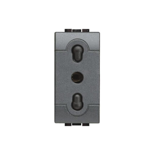 Bticino Livinglight presa bivalente antracite L4180