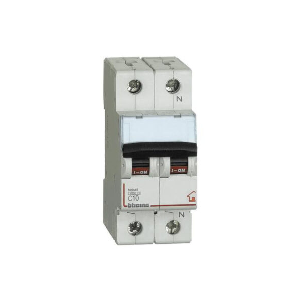 Bticino Magnetotermico In=10A 4,5kA FC810NC10