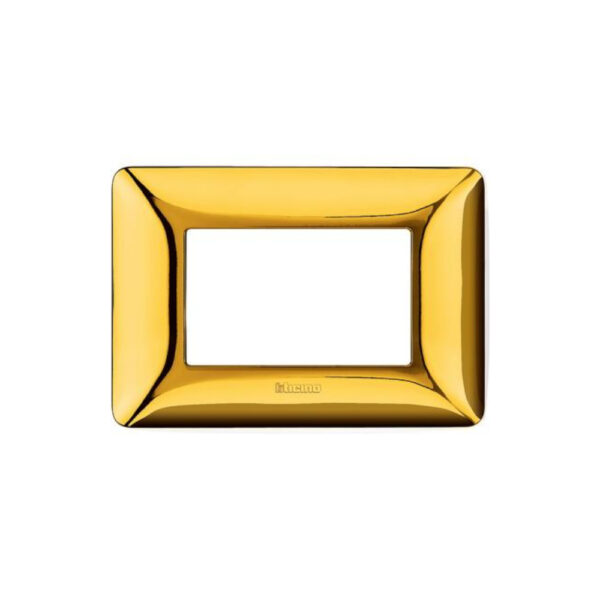 Bticino Matix placca 3 moduli oro AM4803GOR