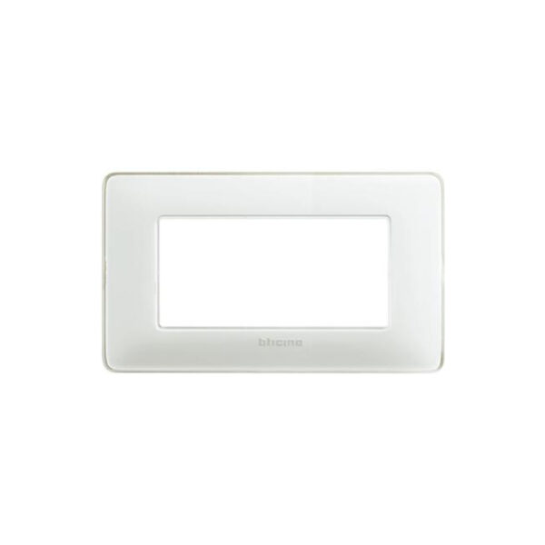 Bticino Matix placca 4 moduli ghiaccio AM4804CBN