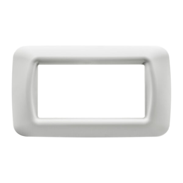 Bticino System placca 4 moduli bianca GW22504