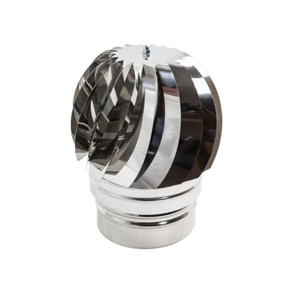Cappello eolico Monoparete Acciaio Inox Ø120mm Multiclima