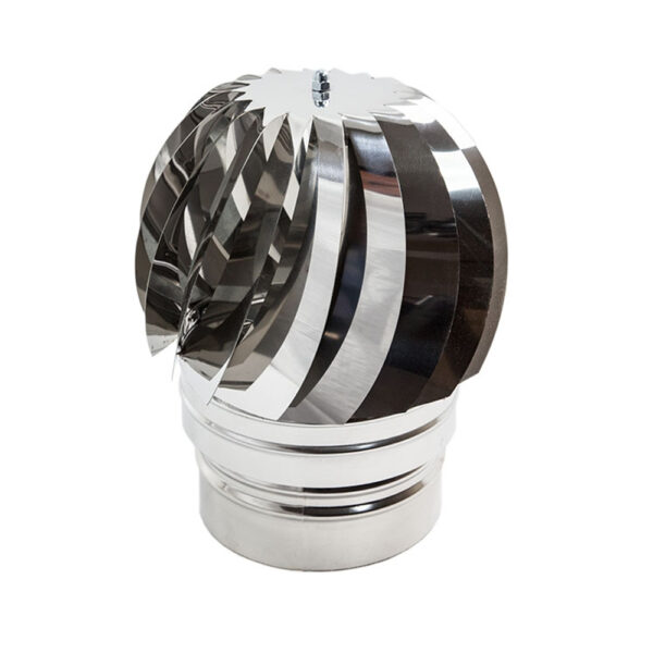 Cappello eolico mono parete INOX M Ø 230mm
