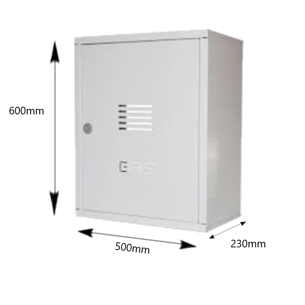 Cassetta gas completa 600x500x230 Bianca Cassetta gas completa 600x500x230 Bianca - immagine 2