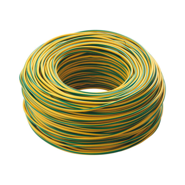 Cavo cordina unipolare 2,5mmq giallo verde FS17