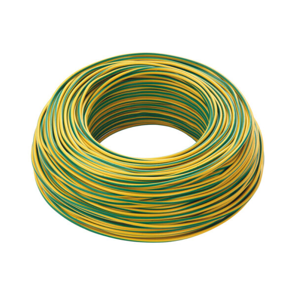 Cavo cordina unipolare 6mmq giallo verde FS17