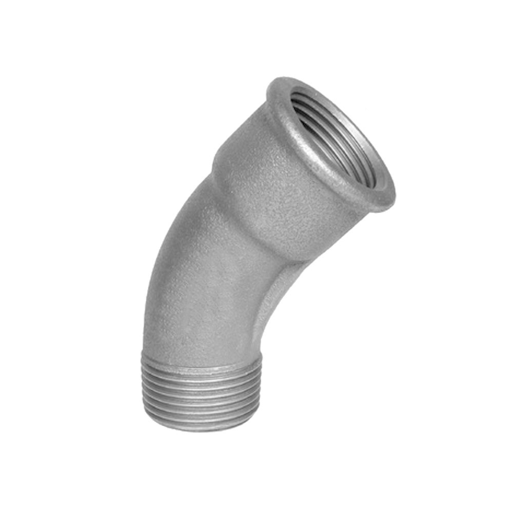 Curva 45° Ghisa Zincata MF 3/4″ Curva 45° Ghisa Zincata MF 3/4″