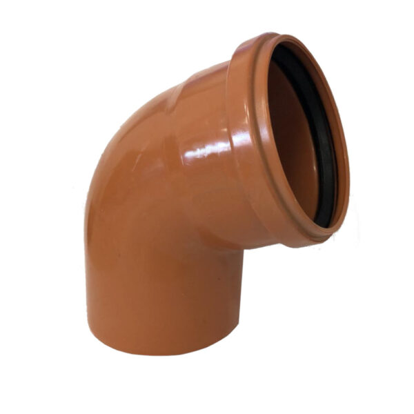 Curva 67° Ø110 PVC Con Guarnizione