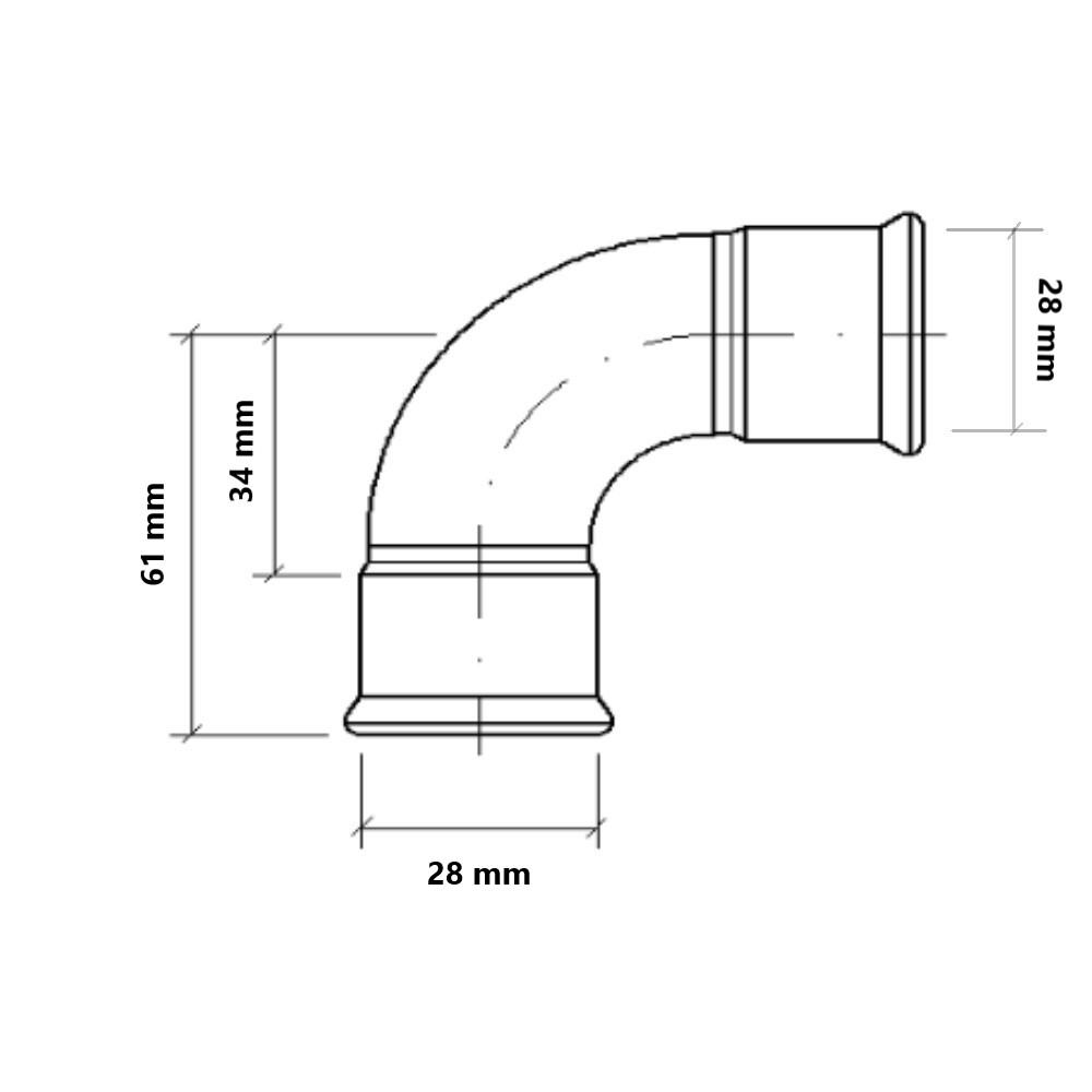 VIEGA TEE RAME A PRESSARE PER GAS PROFIPRESS G" RACCORDO - Foto 3