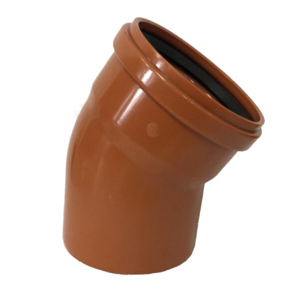 Curva MF 30° Ø160 PVC Con Guarnizione