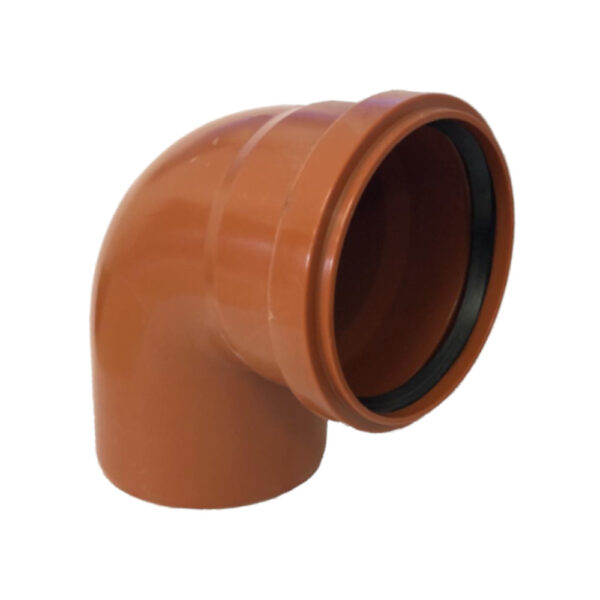 Curva MF 87° Ø160 PVC Con Guarnizione