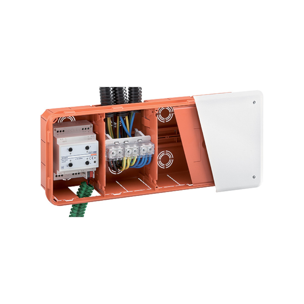 SCATOLA INCASSO RETTANG.AUTOEST. 3M NERO | SCATOLE DI DERIVAZIONE DA - Foto 13