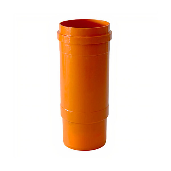 Giunto Di Dilatazione MF Con Guarnizione Ø 100mm PVC Arancio