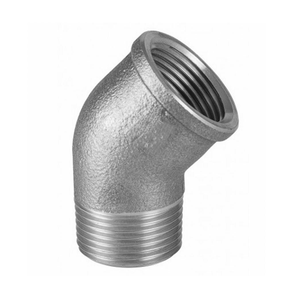 Gomito 45° Ghisa Zincata MF 1″ 1/4 Gomito 45° Ghisa Zincata MF 1" 1/4