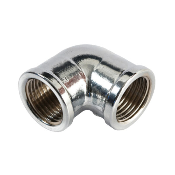Gomito FF 3-8 Ottone Cromato