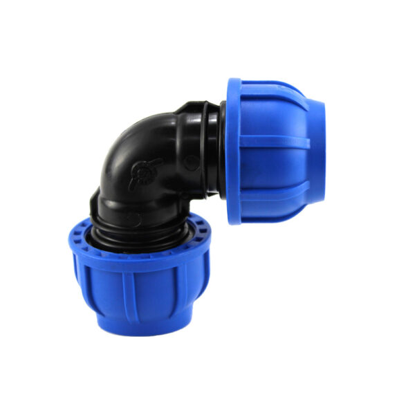 Gomito doppio a compressione 63mm x 63mm PN16