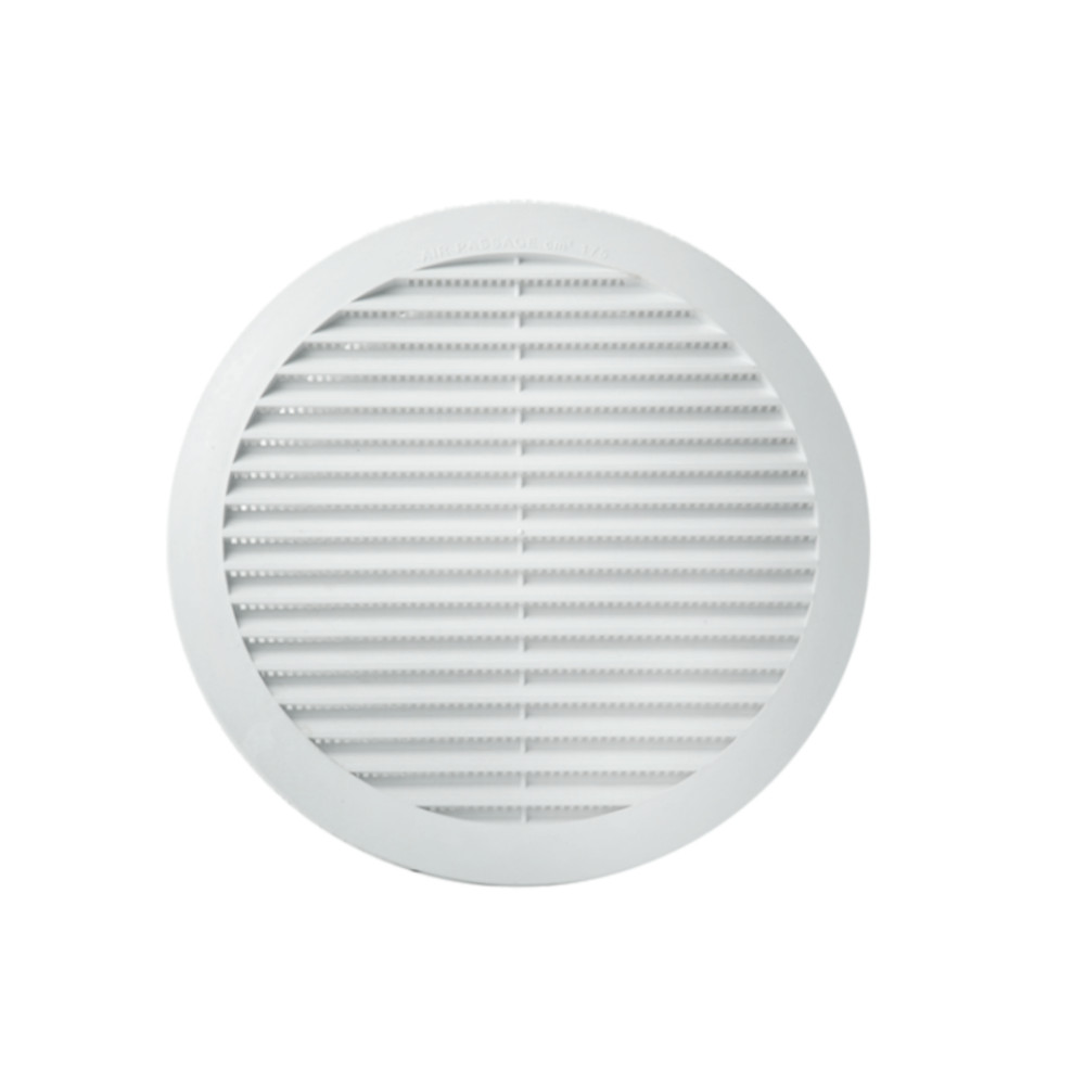 Griglia Di Aerazione Tonda In ABS Bianco - Foro 6 Cm, Per Interni Ed Esterni - Foto 3