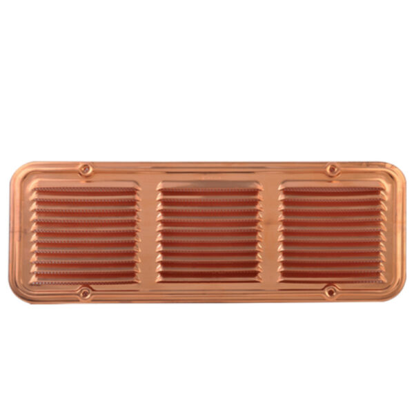 Griglia Di Aerazione In Rame Rettangolare 140mm X 360mm