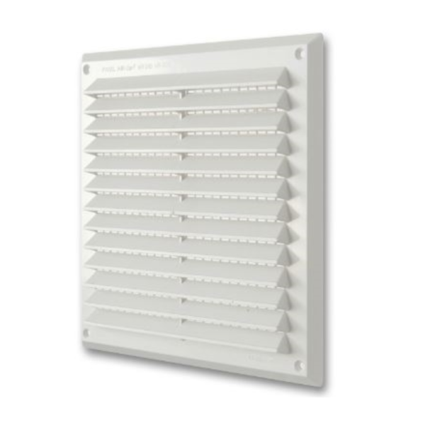 Griglia quadrata con molle 227x227mm Bianca