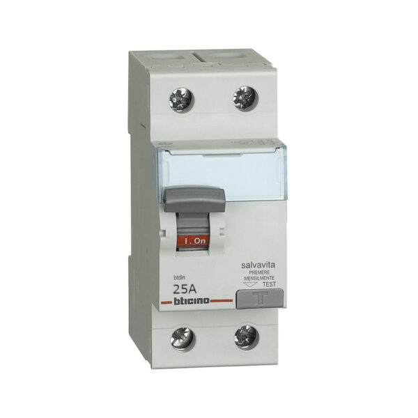 Interruttore Differenziale puro G723A25A 25A 2P BTicino