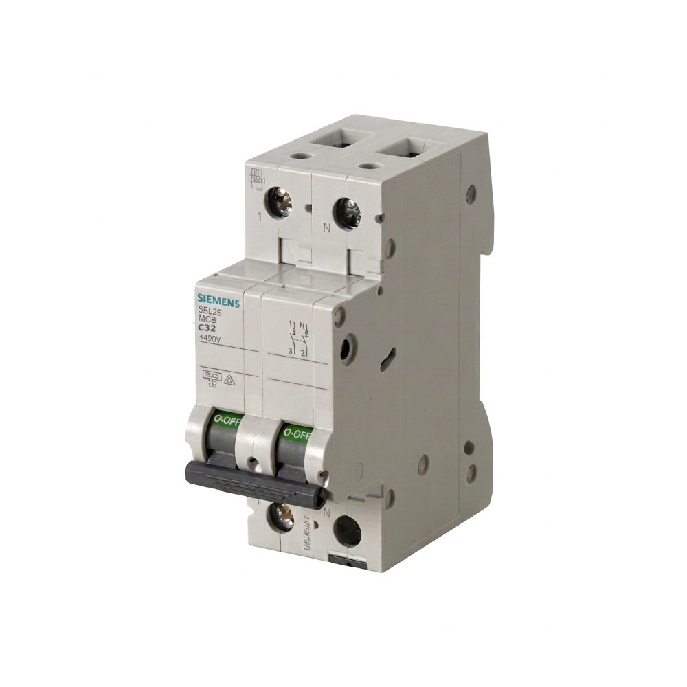 Interruttore Magnetotermico 5SL65327BB 32A 1P+N Siemens Interruttore Magnetotermico 5SL65327BB 32A 1P+N Siemens