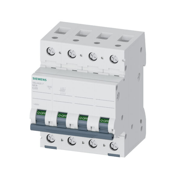 Interruttore Magnetotermico 5SL44207 20A 4P Siemens