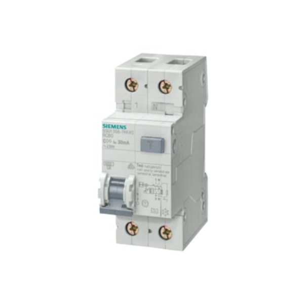 Interruttore Magnetotermico Differenziale 0,3A C06 2M Siemens