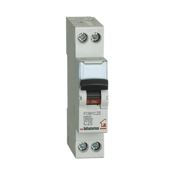 Interruttore Magnetotermico FC881C10 10A 1P+N Bticino