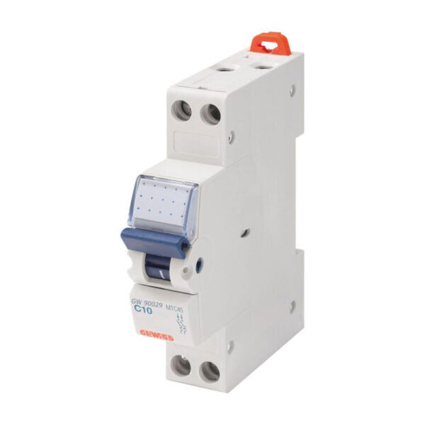 Interruttore Magnetotermico GW90029 25A C10 1P+N Gewiss