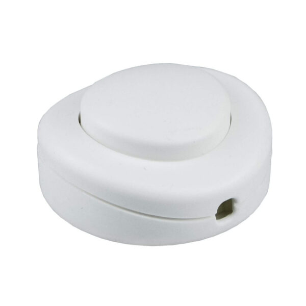 Interruttore a pedale bianco per piantana