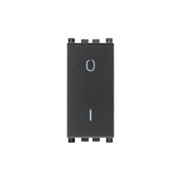 Interruttore bipolare Arké Vimar grigio 19015