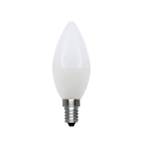 Lampadina LED E14 9W a oliva bianco caldo