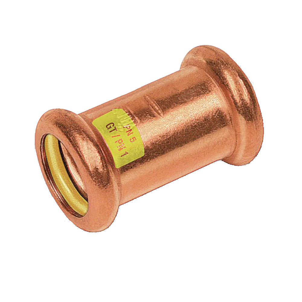 Manicotto Con Battuta a pressare Gas Per Tubo Gas FF Ø42mm Manicotto Con Battuta a pressare Gas Per Tubo Gas FF Ø42mm