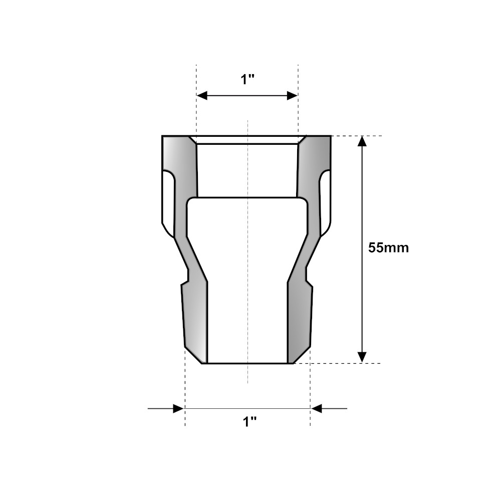 Manicotto Ghisa Zincata MF 1″ Manicotto Ghisa Zincata MF 1" - immagine 2