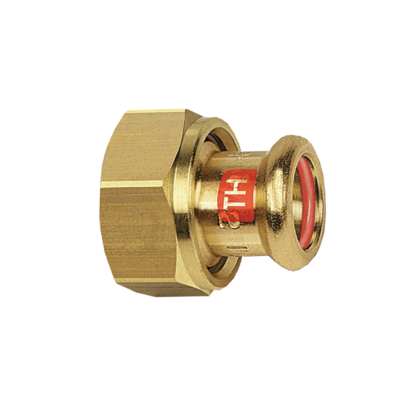 Mezzo bocchettone bronzo a pressare