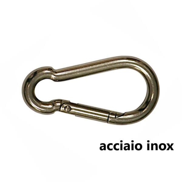 Moschettone In Acciaio Inox 8 mm