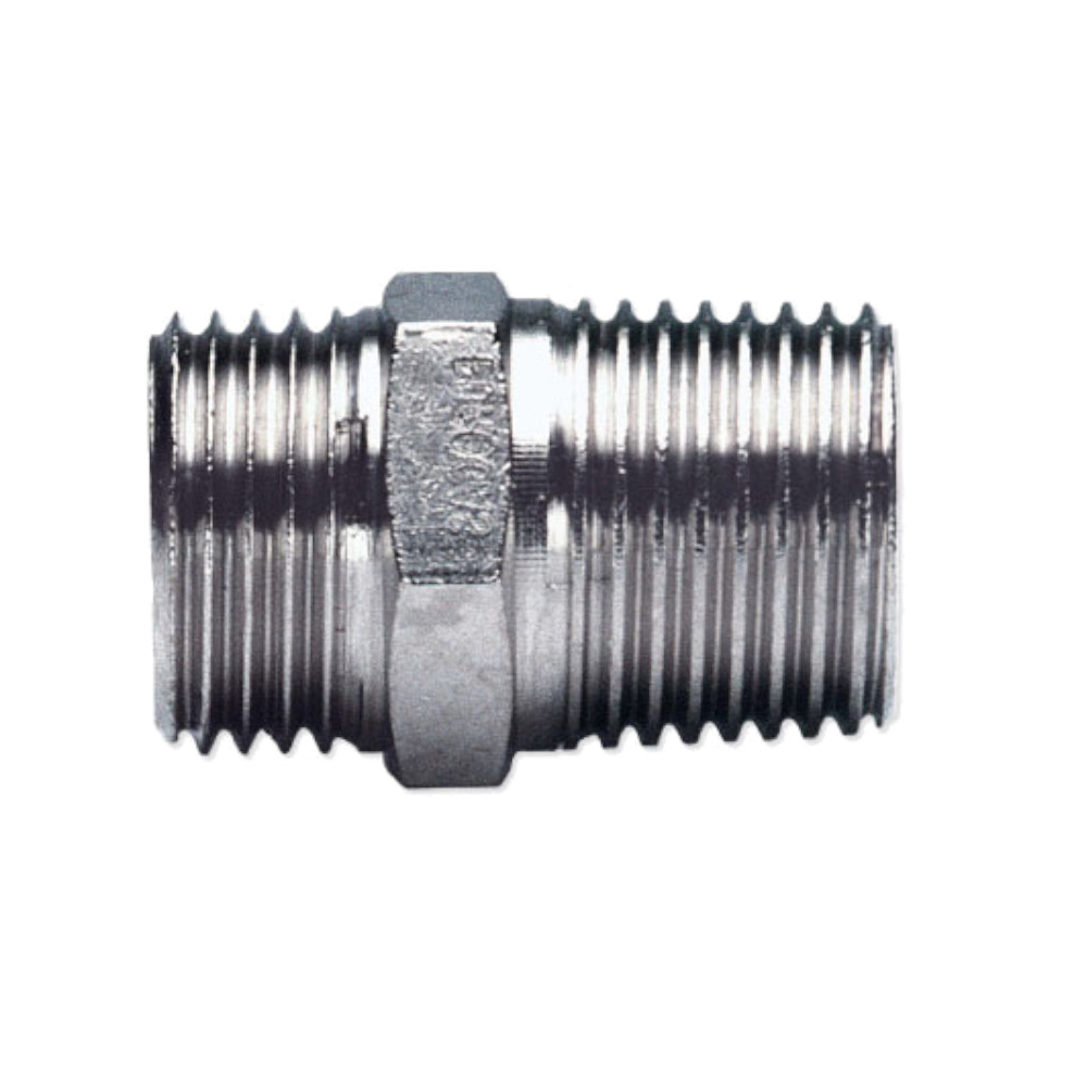 Niples battuta piana x conica in ottone cromato 3/4” Niples battuta piana x conica in ottone cromato 3/4''