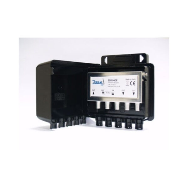 Partitore tv induttivo da palo 1 ingresso e 4 uscite Lte free