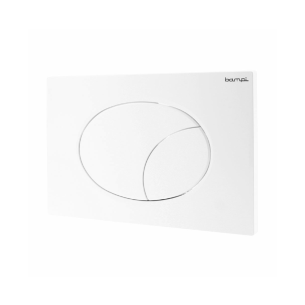 Placca di comando meccanica Flow Bampi Bianca