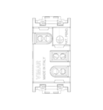 Vimar Arké Presa Elettrica Sicury 2P+T 16A Bianca - Standard Italiano P17/11