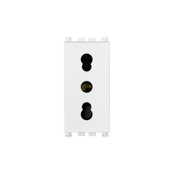 Presa bivalente bianca Arké Vimar 19203.B