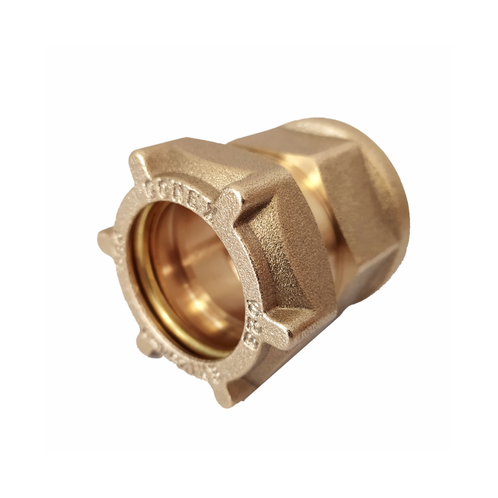 Manicotto A Stringere Per Tubo In Rame FF 1/2″-Ø12mm Manicotto a stringere per tubo rame FF 1/2″-Ø12mm