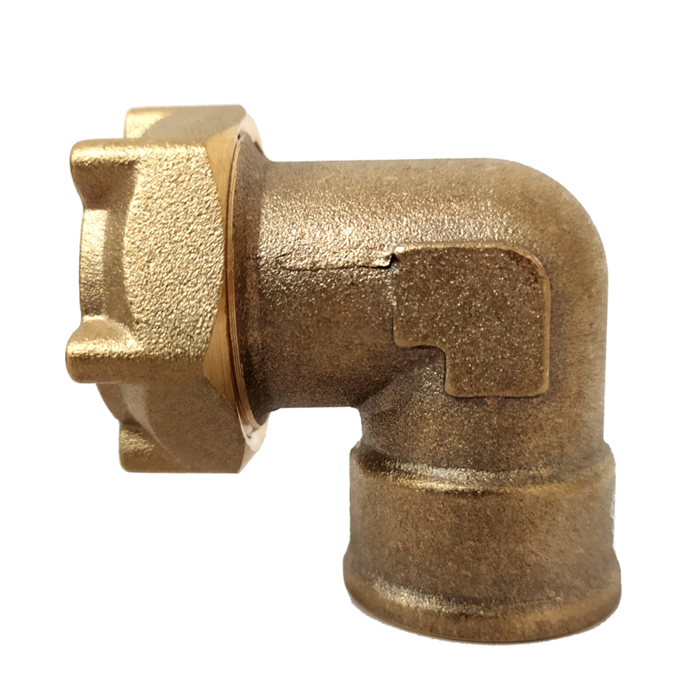 Gomito a stringere per tubo in rame FF 1/2”-Ø14mm Gomito a stringere per tubo in rame FF 1/2''-Ø14mm - immagine 3