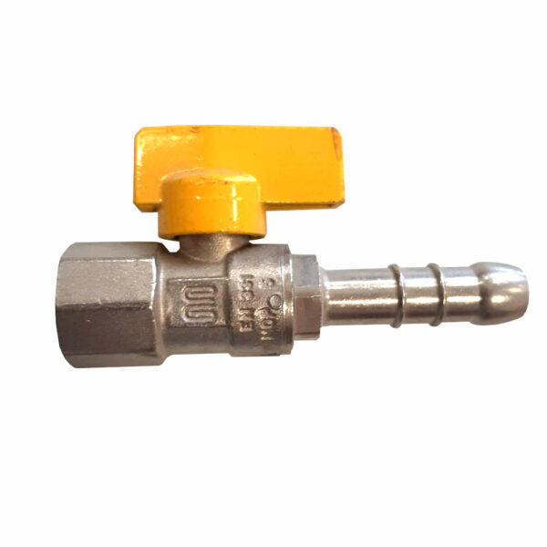 Rubinetto A Sfera GPL F 1-2” dritto Portagomma