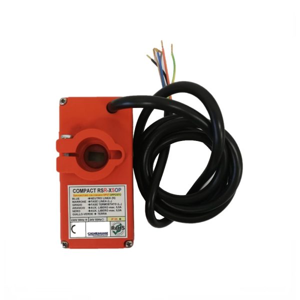 Servomotore per valvola 2-3 vie 230v RSR-XSOP con relay